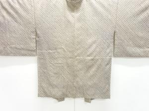 アンティーク　本総絞り斜め縞模様羽織